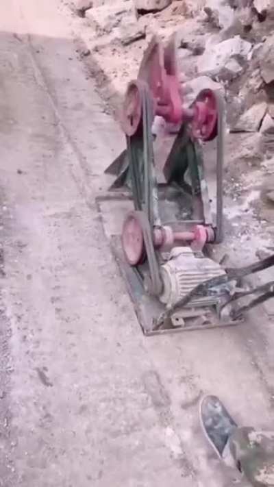 Upstairs neighbors' floor polisher