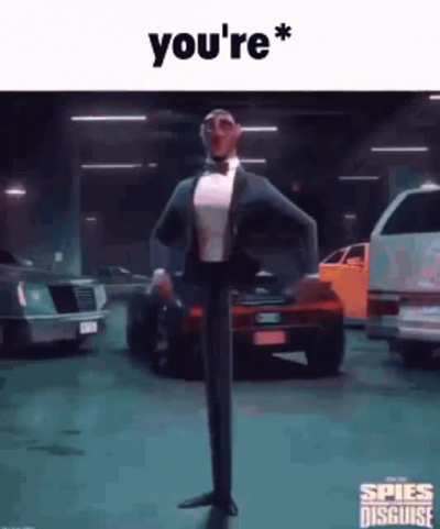 You’re* failing your english class