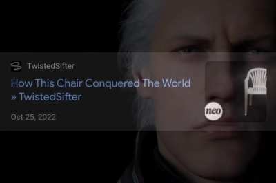 If you want (to s)it, you'l have to take it from me