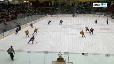 [NCAA] Nasty assist from Minnesota’s Abbey Murphy as she flips the puck into the air, knocks it between the defender’s legs and sets up her teammate for the goal