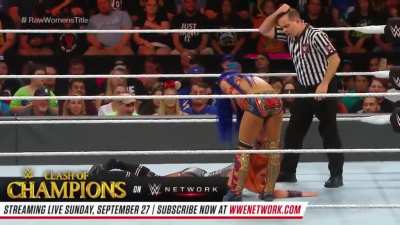 Sasha dominates becky