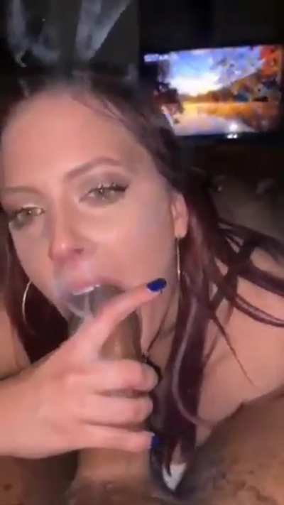 Smoking and deepthroating
