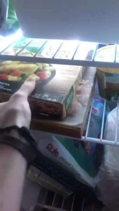 Give em the ole frozen dinner smack