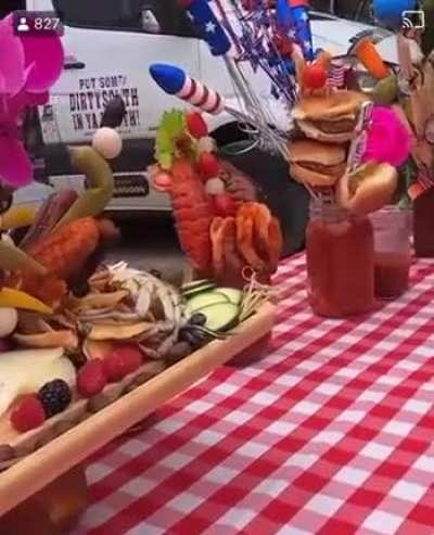 Saw this on Facebook.... it was a Bloody Mary contest 🤢
