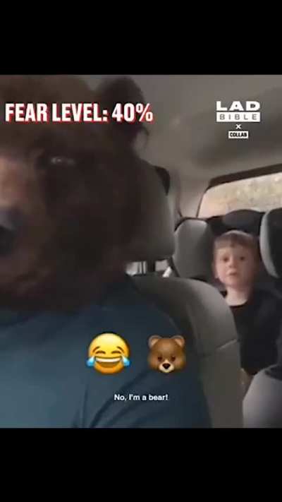 He can’t bear it