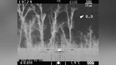Ukrainian SOF snipers taking out Russian infantrymen during the night.
