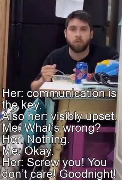 Communication is key, right?