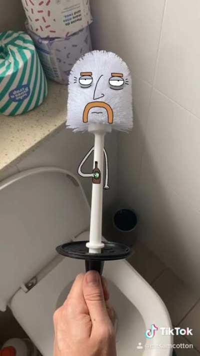 Lou Brush has a drinking problem