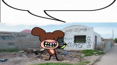 hice un chango con un globo de texto ocupenlo bien