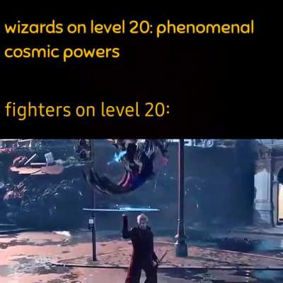 screw your realistic combat and give me my anime martial arts god.