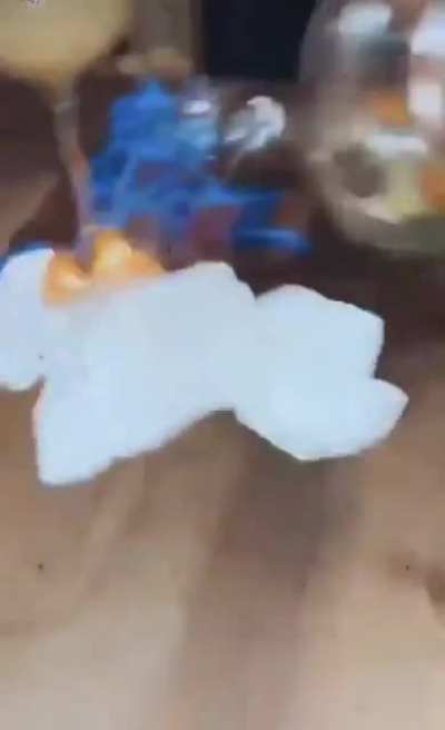 Flaming shot fail