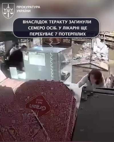 Newly released CCTV footage of the mass shooting that occurred in Kyiv, Ukraine on April 18, 2026