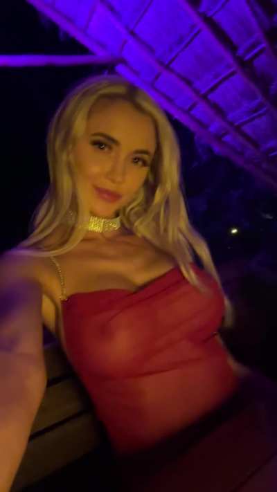 I love my see-through dress