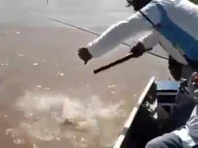 Relaxing fishing day
