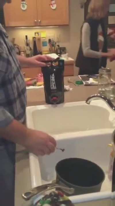 I'll open the wine