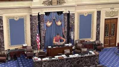 Scout breaks into the Capitol