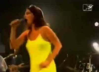Bjork's first gig in Ireland.