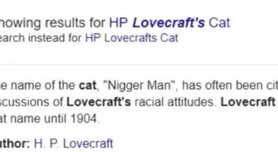 H.P. Lovecraft’s cat