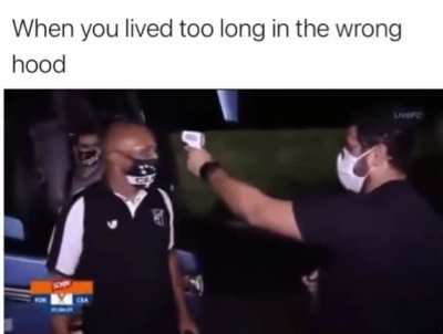 Man got scared