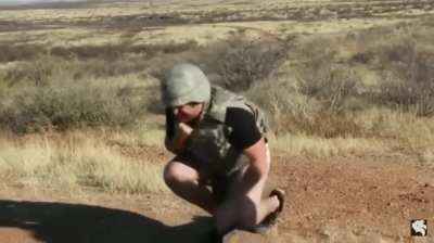 Testing body armour