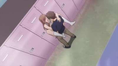Locker room sex.