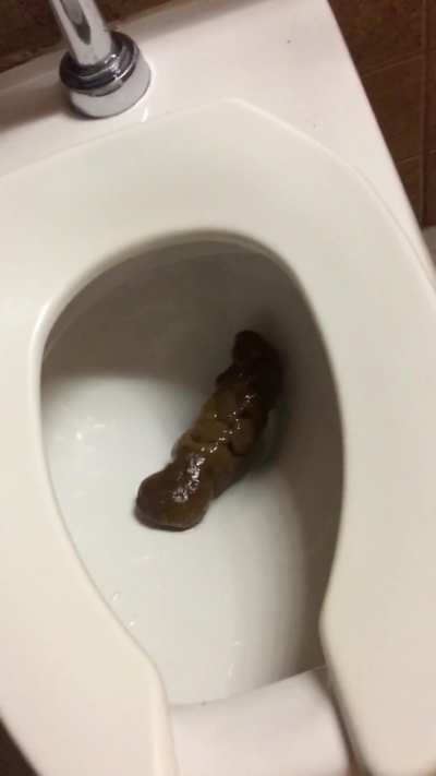 To flush a customers turd