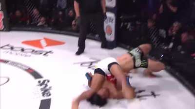 Michael Chandler sends Benson Henderson to Suplex City