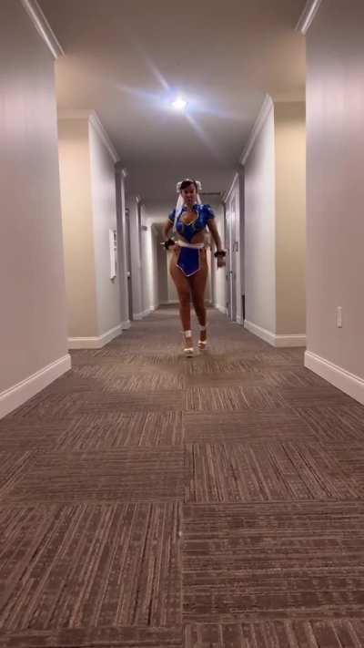 Sexy Red as Chun-Li