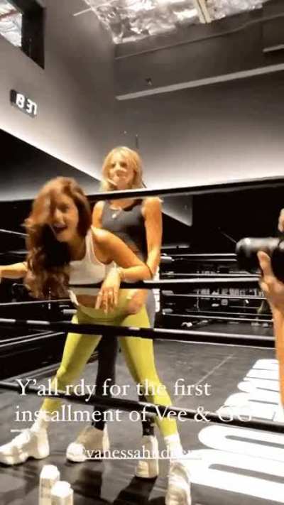 Vanessa Hudgens showing how GG Magree fucks her with a strapon.
