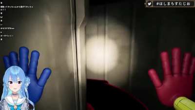 5 minutes of pure blessed Sui-chan's screams when playing Poppy Playtime (bonus gamer english at the end.)