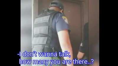 Police open up!!!