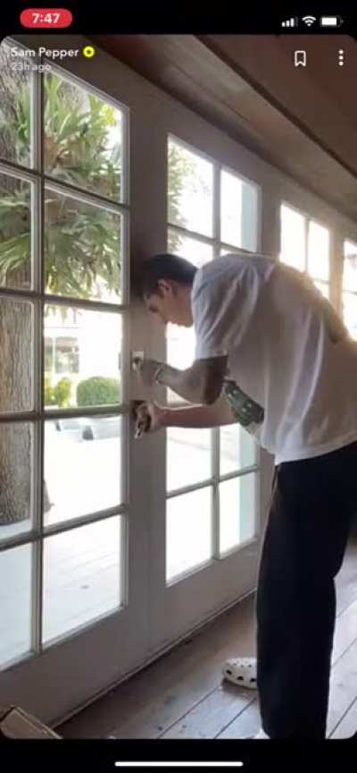 It’s just a door handle