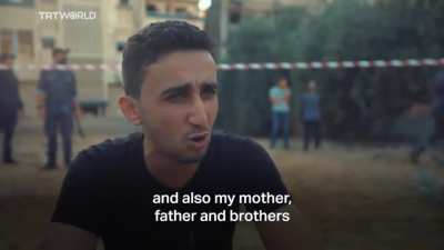 Palestinians in Gaza mourn the loss of their homes