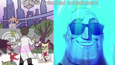 Mr Incredible becomes canny because the useful SCP's are breaching
