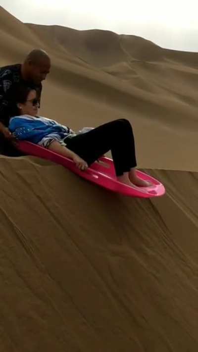 This colossal sand dune...