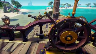 When your a pirate legend not even land can stop you!!