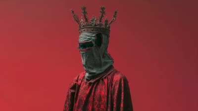 Dark Masked Crown King 4K Live Wallpaper