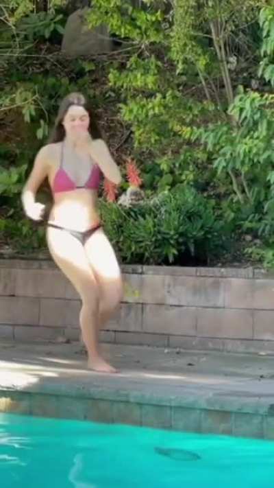 Laura at the Pool