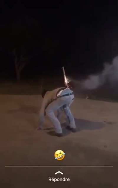 Exploding a cracker in your ass....