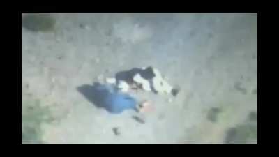 Compilation of US military footage where the enemy is visible