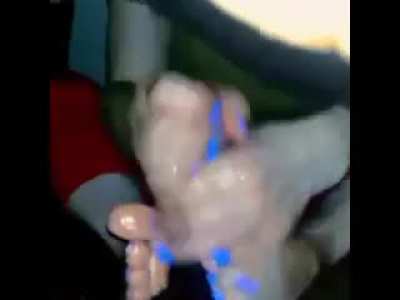Stroking for those toes