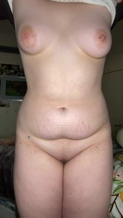 My curvy body hides underneath