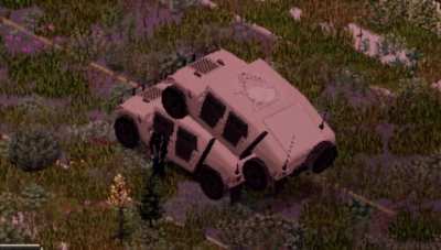 Two Humvees