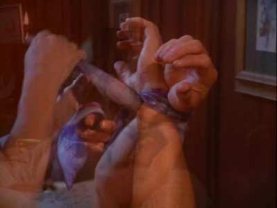 Krista Allen ties up her fuckboy for genttle femdom sex
