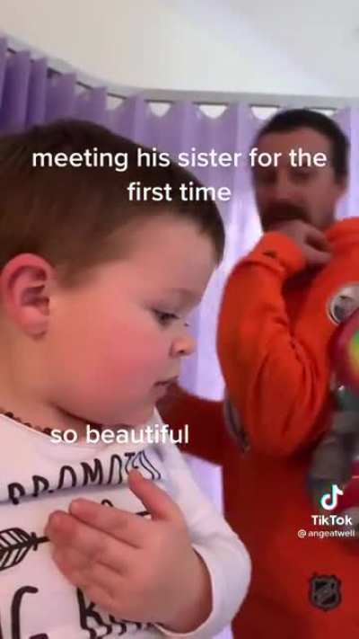 Meeting your new sister