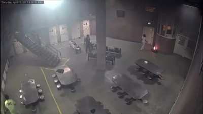 Footage of Von(All white), in cook county jail, 2017