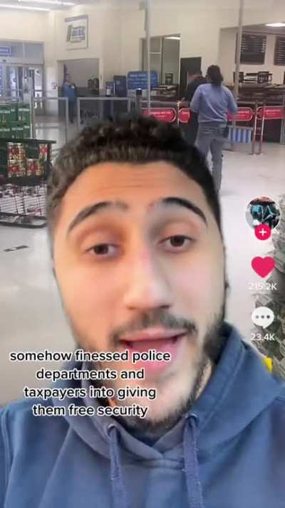 Billion dollar company gets taxpayers to pay for their private security