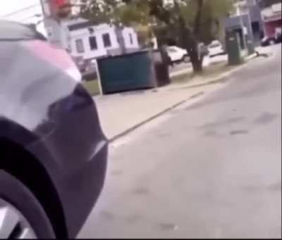 Tipping a porta potty whilst someone is inside