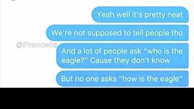 Watch out for the eagle