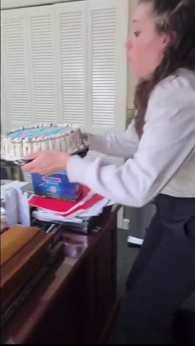 Not his happiest birthday